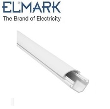 CANALINA ANGOLARE 23X23mm 2mt IN PVC CON COPERCHIO