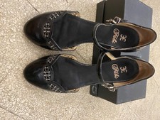 ballerine vernice pelle nero strass 37  Fabi