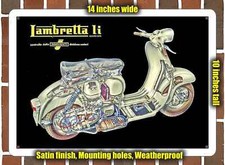 Metal Sign - 1959 Lambretta
