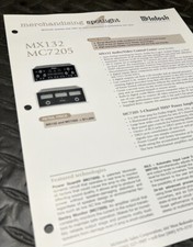 MCINTOSH MX132 & MC7205