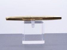 Penna stilografica Longins laminata oro caricamento a stantuffo anni '50/'60