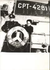 1955 ca ALESUND (NORVEGIA) Sequestro di un peschereccio sovietico - Foto 13x18