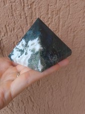 Minerali *** GRANDE PIRAMIDE DI AGATA MUSCHIATA ** 5,8 CM