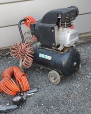 COMPRESSORE ad aria elettrico VINCO BDM24/FDL24 serbatoio da 24L