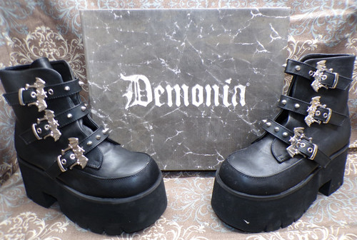 Stivaletto demonia ash55 con - stivaletto,