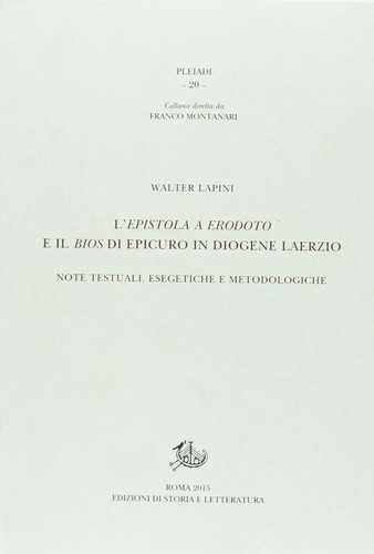 Epistola erodoto il - erodoto, bios