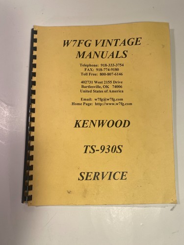 Kenwood 930s manuale di - ts-930s,