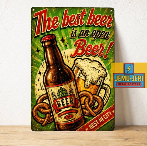 Insegna latta birra vintage - latta, la