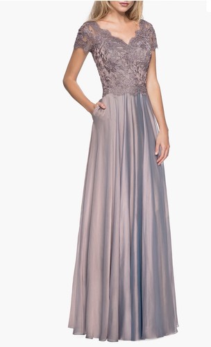 Abito lungo chiffon la - abito,