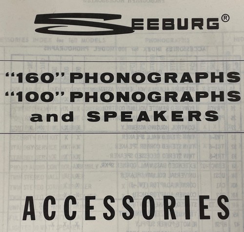Seeburg 100 160 jukebox - seeburg,