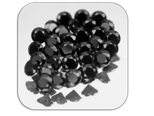 Lotto 50 Spinelli neri taglio