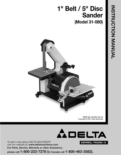 Delta 080 belt 6 - delta, 6"