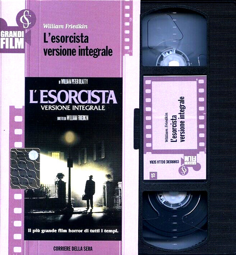 Vhs film esorcista - l'esorcista, "