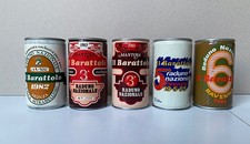 5 lattine di birra commemorative Ass. Il Barattolo 1982-83-85-86