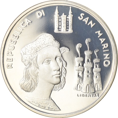 Monnaie san marino 1000 - monnaie,,
