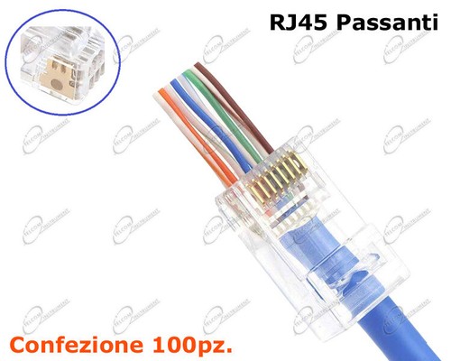 Connettore rj45 per cavo - per,