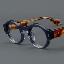 Occhiali da vista retrò rotondi in acetato per uomo donna occhiali classici montature spesse