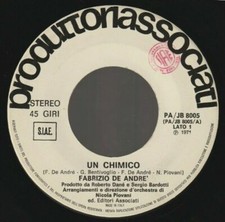 FABRIZIO DE ANDRE' 45 Giri