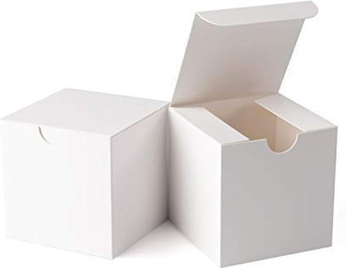 Scatole regalo bianche 3x3x3