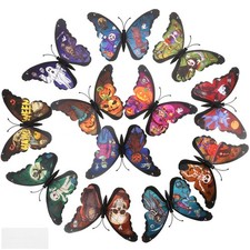  12 Pcs Farfalle Decorative Da