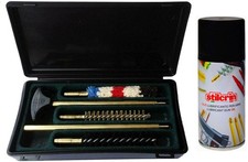 KIT PULIZIA PISTOLA COMPLETO OLIO LUBRIFICANTE CALIBRO 9 -38-357