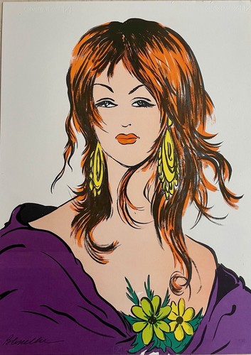 Litografia bruno cascella - bruno,