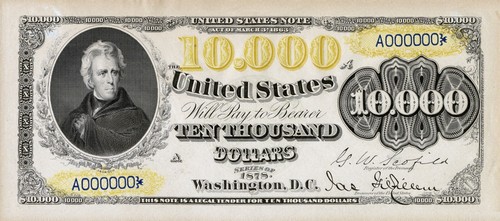 000 dollari 1878 - u.s.a., 10.