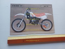 Kram-it MC 80 1984 cross depliant originale italiano