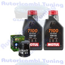 Kit Tagliando Olio Motul 7100 15W50 Per Polaris ATV 425 Magnum 2x4 4x4 1995>1998