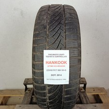 Pneumatico Usato 225/60 R17 99H M+S Hankook - 60% +5mm - Gomma 4 Stagioni