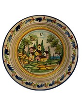 Piatto ceramica decorato a - piatto,