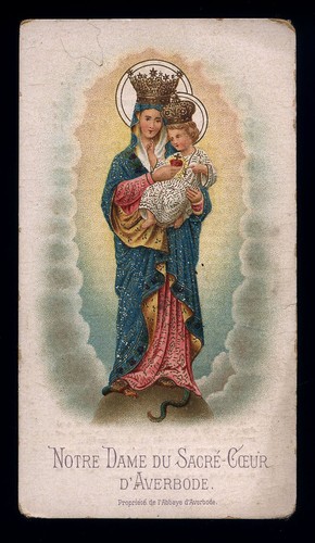 Antico santino cromo holy card - santino, cromo-holy