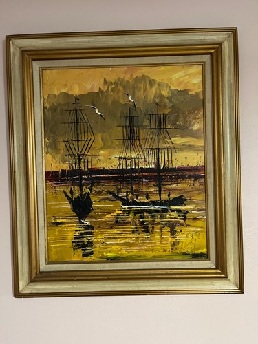 Morris katz 1975 dipinto olio - morris,