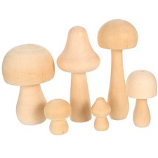  6 Pcs Funghi Decorativi Pezzi
