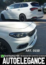 SPOILER SOTTO PARAURTI ANTERIORE + POSTERIORE PER FIAT TIPO SW IN ABS DIFFUSORE
