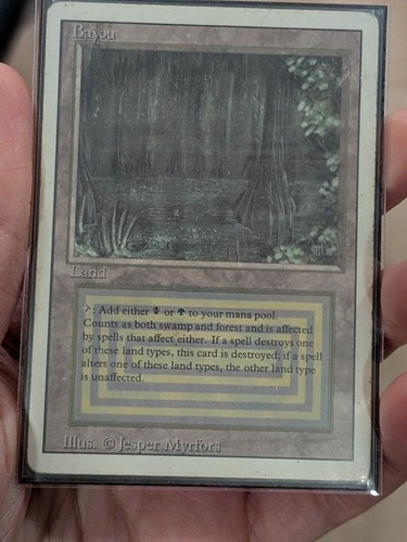 Mtg bayou revised - edition, rare
