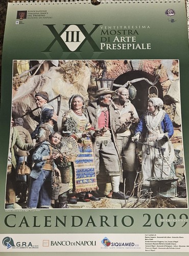 Calendario mostra presepiale - calendario,