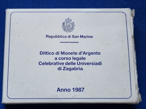 Dittico monete san marino 500 - monete,