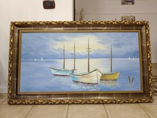 DIPINTO OLIO SU TELA - MARINA