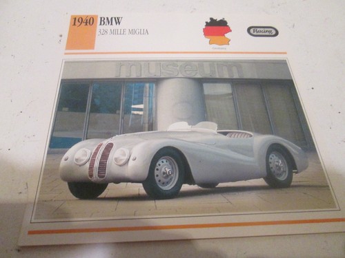 Scheda specifica bmw 328 - scheda,