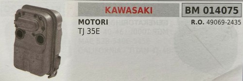 Marmitta brumar kawasaki - brumar,