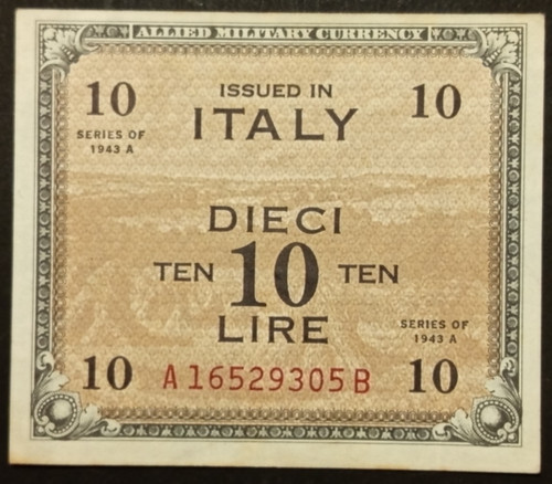Lire 1943 fds a b - 10,