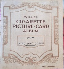 ANTICO ALBUM FIGURINE DA SIGARETTE FAMIGLIA REALE INGLESE RE GIORGIO ANNI 30