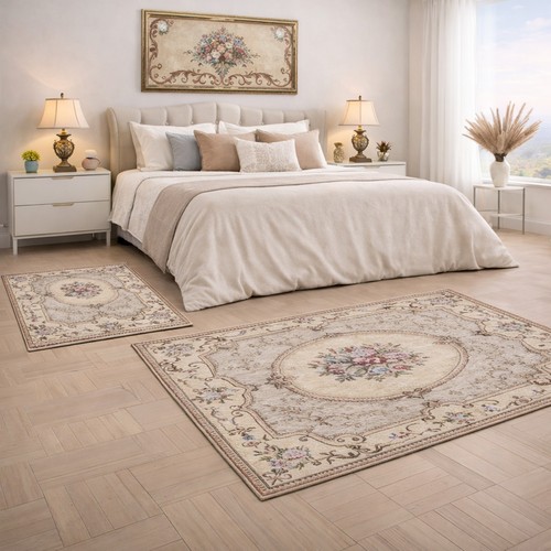 Aubusson tappeto parure - -,