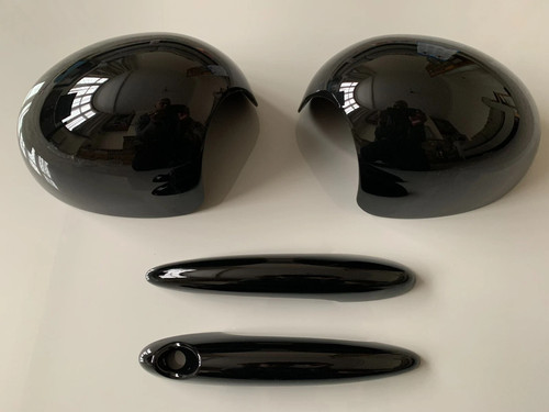 Mini specchio retrovisore nero - mini,