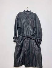Giacca pelle nera stile Matrix