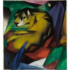 Franz Marc - La tigre - Stampa
