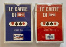 Carte da Poker dal Settimanale Dipiú X2 Mazzi - Vintage 