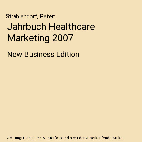 Jahrbuch healthcare marketing - healthcare,