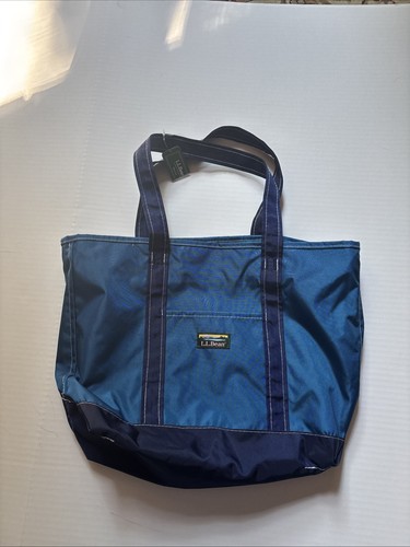 Borsa bean tela blu - in,